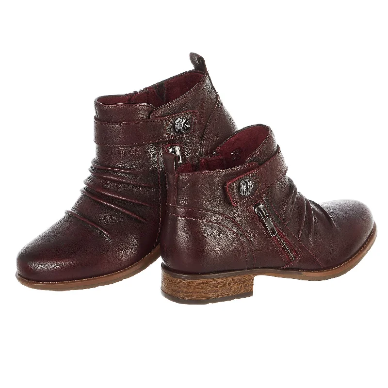 Comfortable Fashionable Shoes Earth Brook Leather Boot - Women's