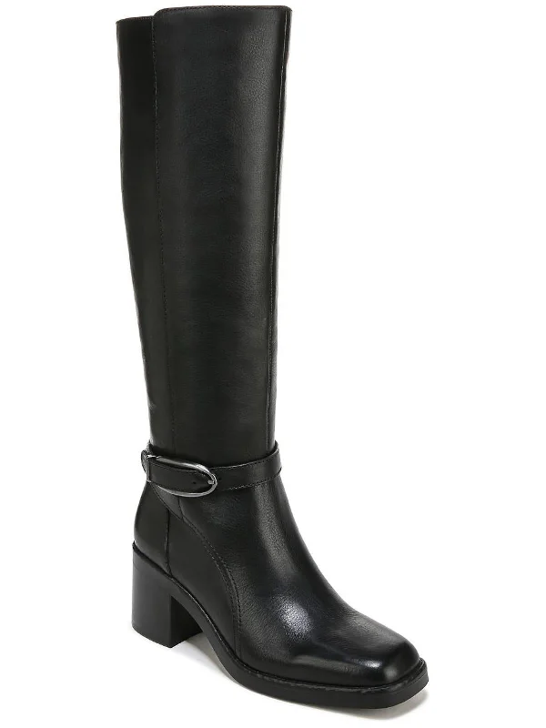 Luxury Shoes Clearance Elliot Womens Leather Square Toe Knee-High Boots