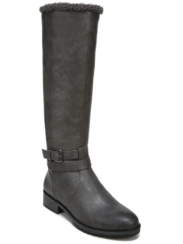 Limited Time Deal Garrison Cozy Womens Belted Tall Knee-High Boots