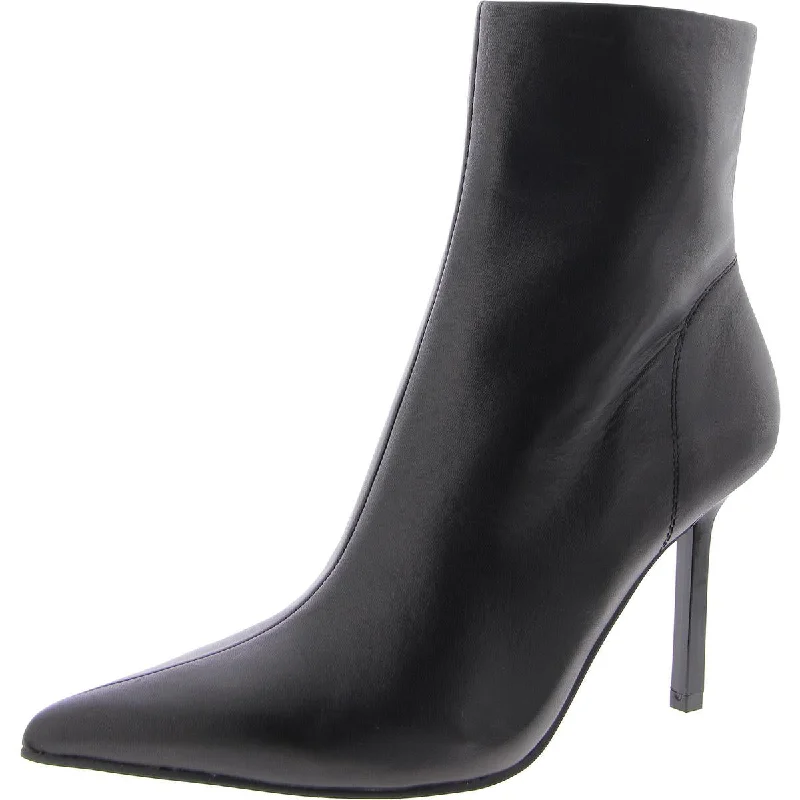 Best Sellers Iyanna Womens Leather Pointed Toe Booties