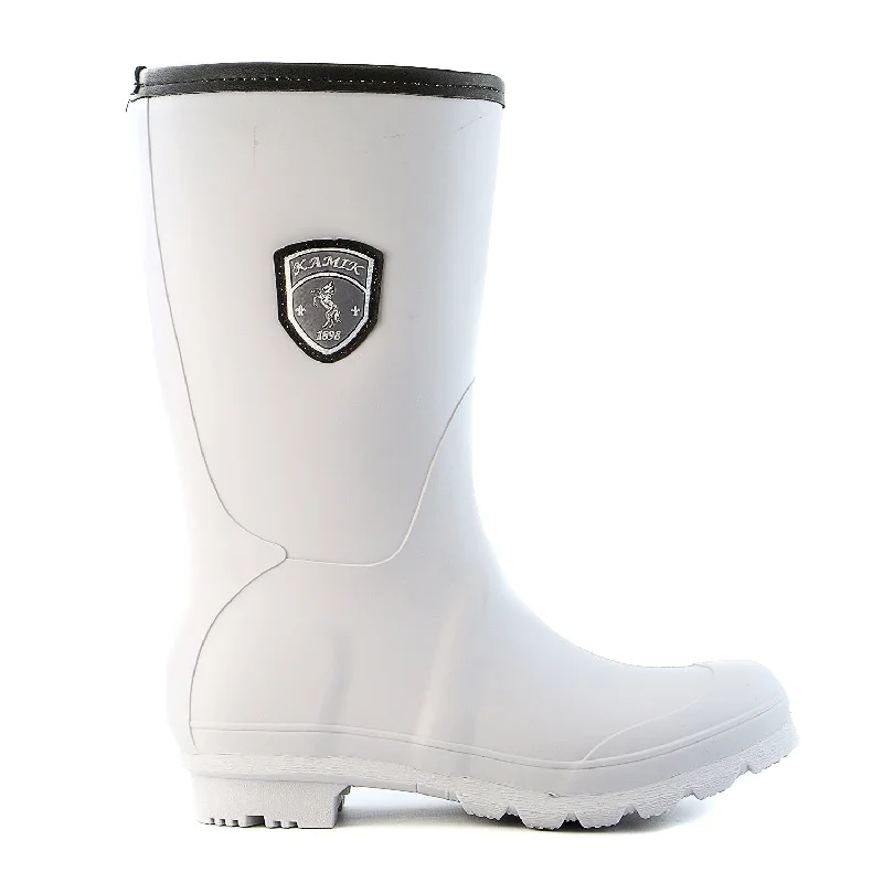 Chic Styles Kamik Jenny Rain Boot - Light Grey - Womens