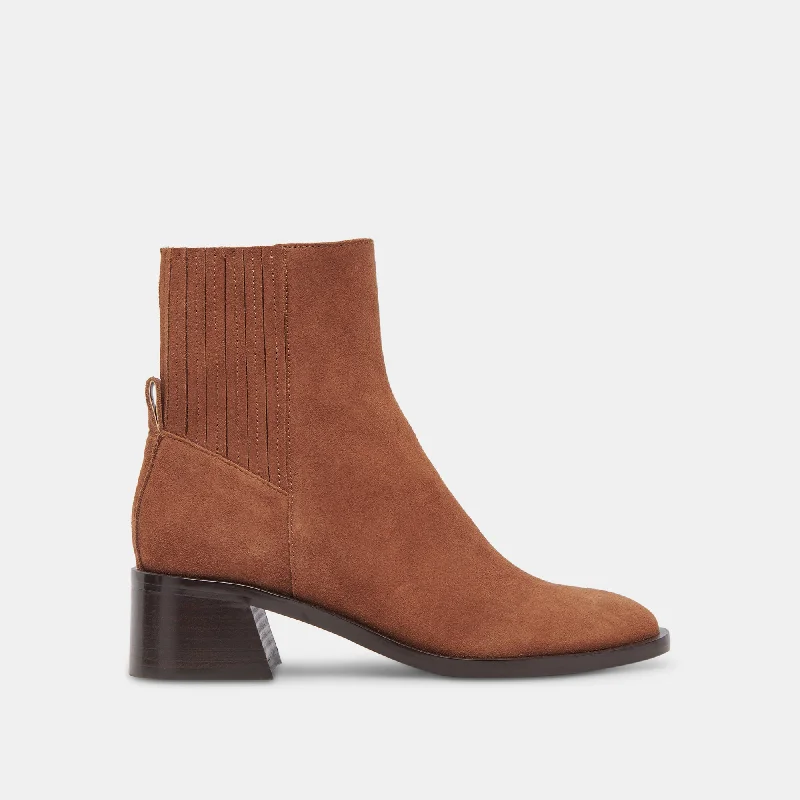 Non-Slip Work Shoes Sale LINNY H2O BOOTS BROWN SUEDE