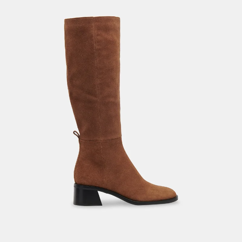 Trendy Styles LIZAH BOOTS BROWN SUEDE