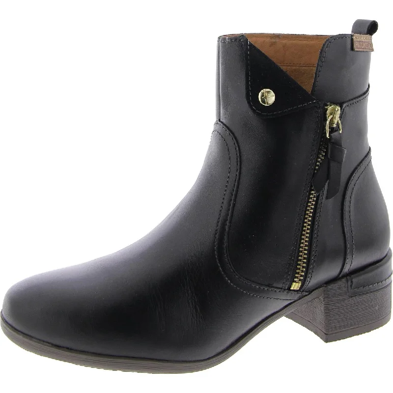 Women's Adventure-Ready Shoes MALAGA  Womens Leather Zip up Closure Ankle Boots