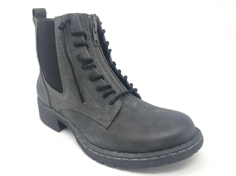 High-Fashion Casual Shoes Old Times Combat Boot In Gray