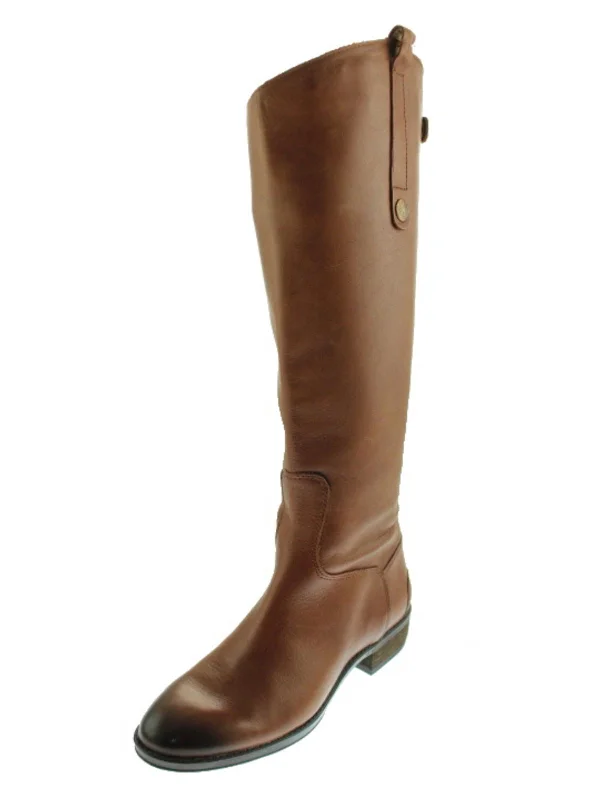 Designer Shoes Clearance Penny Womens Leather Knee High Riding Boots