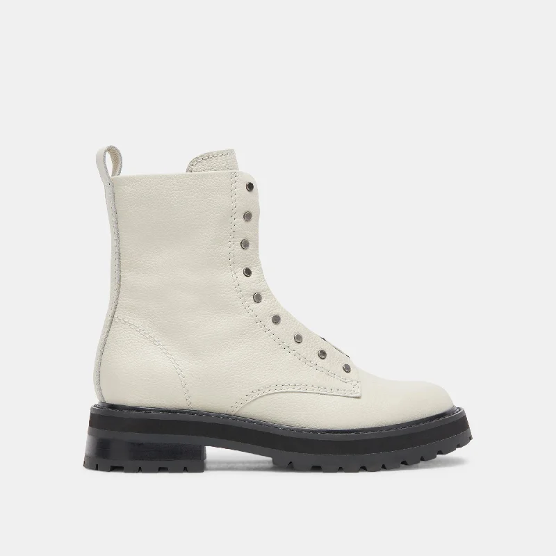 Fashion Forward, Function First RANIER BOOTS OFF WHITE LEATHER