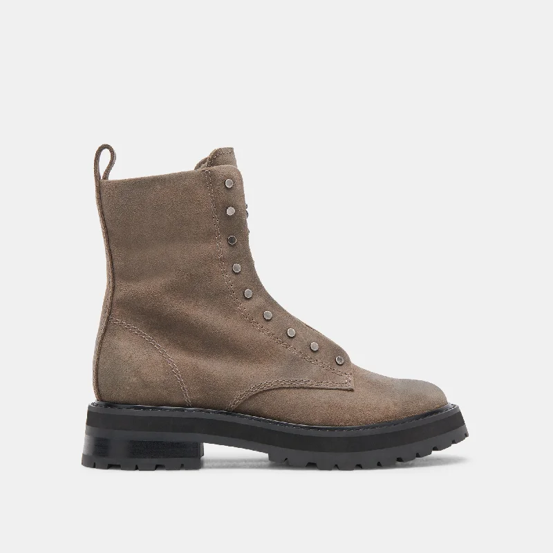 Weekend Exclusive RANIER BOOTS OLIVE SUEDE