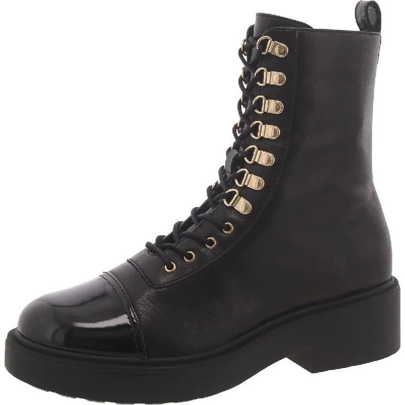 Flash Sale Online Reade Womens Leather Cap Toe Combat & Lace-Up Boots