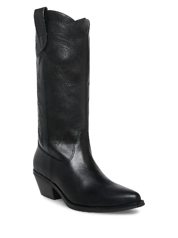 New Season Fashion Preview Redford Western Boot In Black