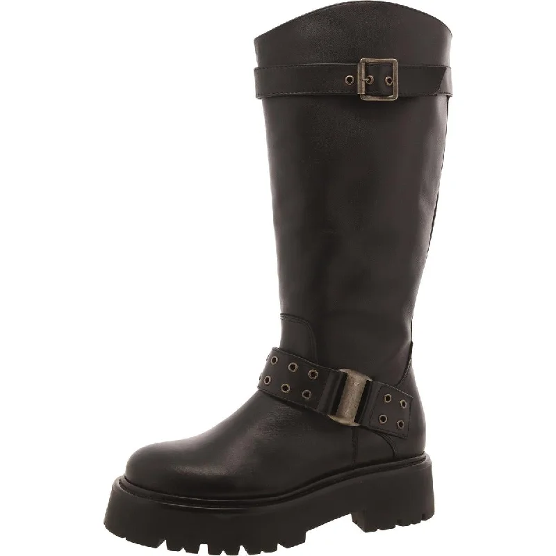 Must-Have Boots Sale Rouxby Womens Leather Round Toe Knee-High Boots