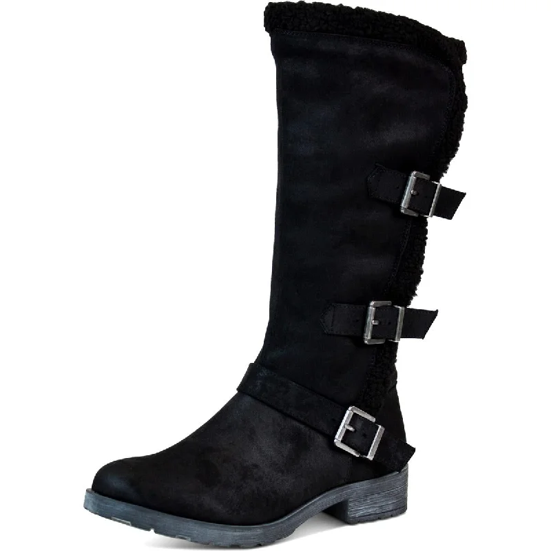 Trendy Styles Santell Womens Faux Fur Tall Knee-High Boots