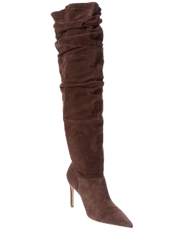 Seasonal Footwear Sale SCHUTZ Ashlee Suede Over-The-Knee Boot