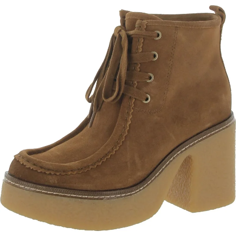 Limited Stock, Big Sale Shaw Womens Suede Block Heel Chukka Boots