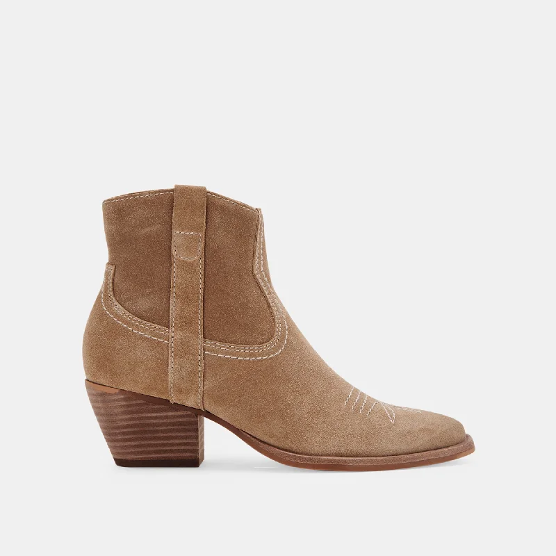 Gift Ideas SILMA BOOTIES TRUFFLE SUEDE