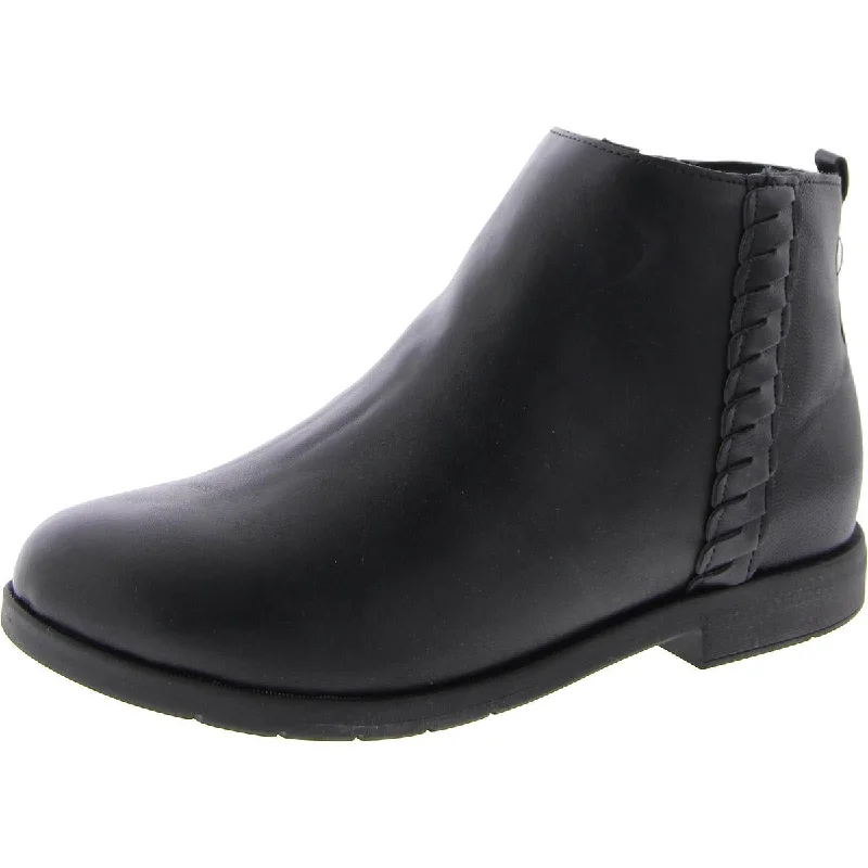 Exclusive Sale SR Carolyn Womens Zipper Flat Ankle Boots