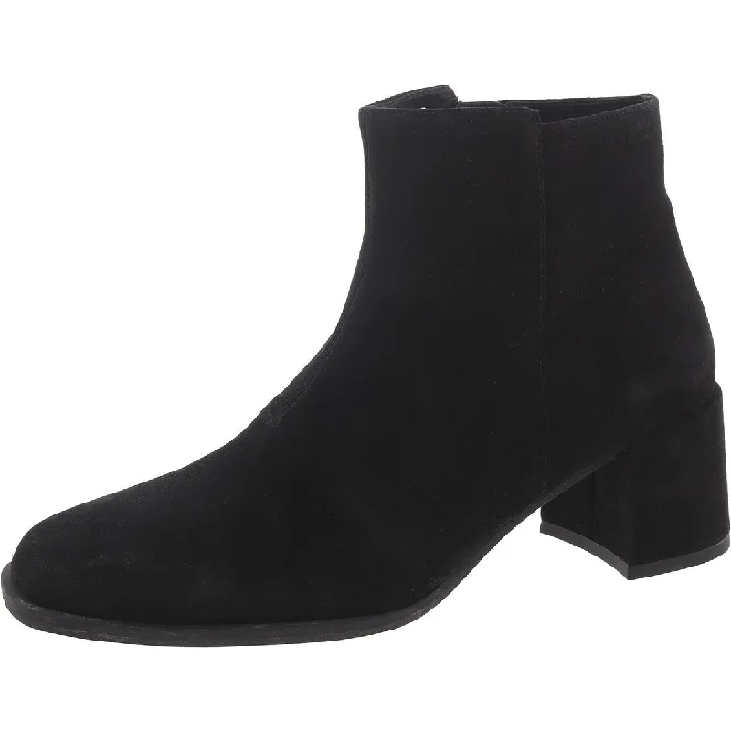 All-Day Comfort Shoes Stina Womens Zipper Pull On Ankle Boots