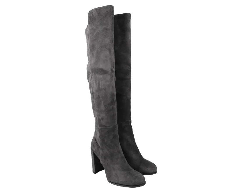 Comfortable Maternity Shoes Stuart Weitzman Women's Alljill Suede Over The Knee Boot