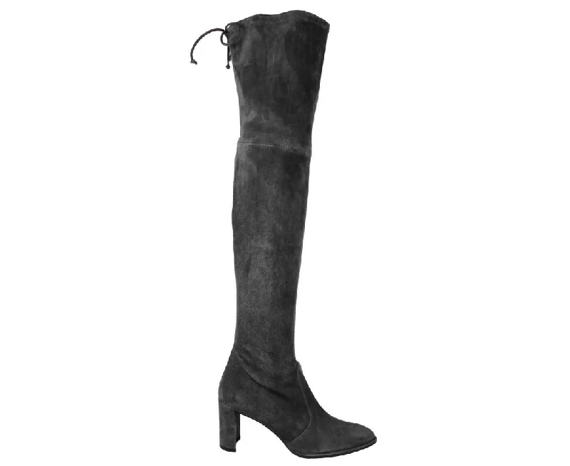 Stylish All-Day Wear Shoes Stuart Weitzman Women's Landmark Suede Over-the-knee Boot