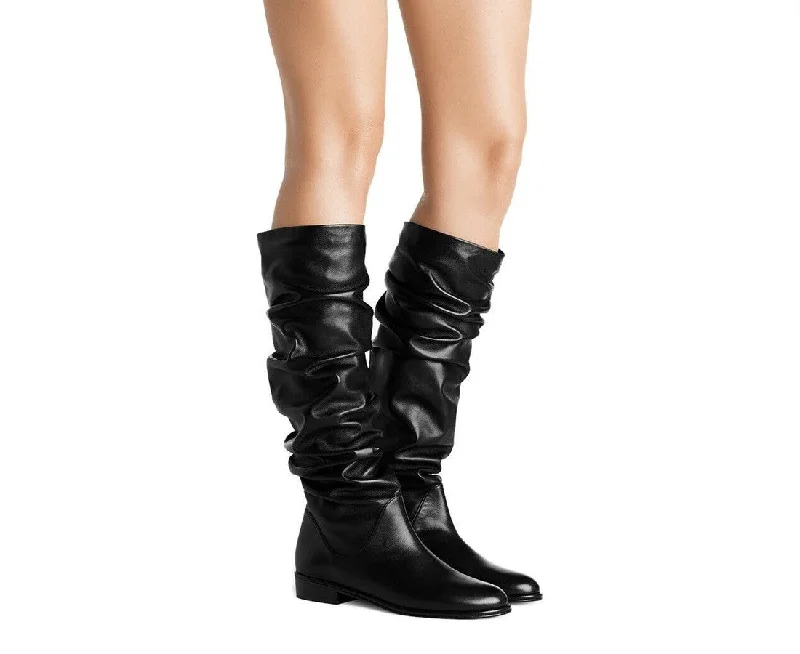 Comfortable Flats Sale Stuart Weitzman Women's Nappa Leather Knee High Boots