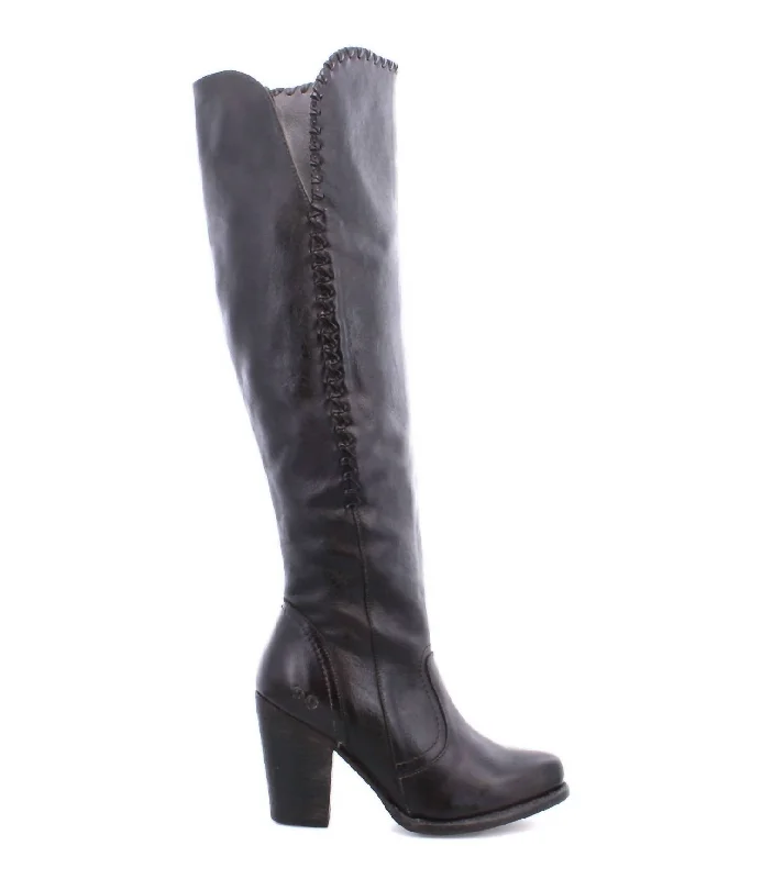 Fashion Sale Sumaya Boot In Black Dip Dye