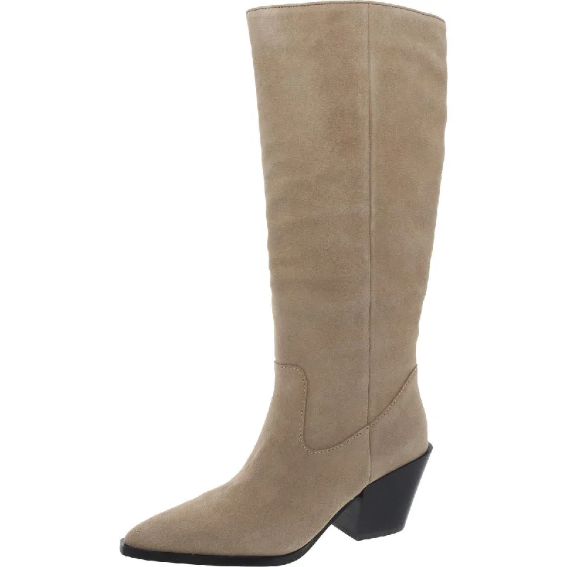 Affordable Luxury Fashion Tara Womens Solid Pull On Knee-High Boots