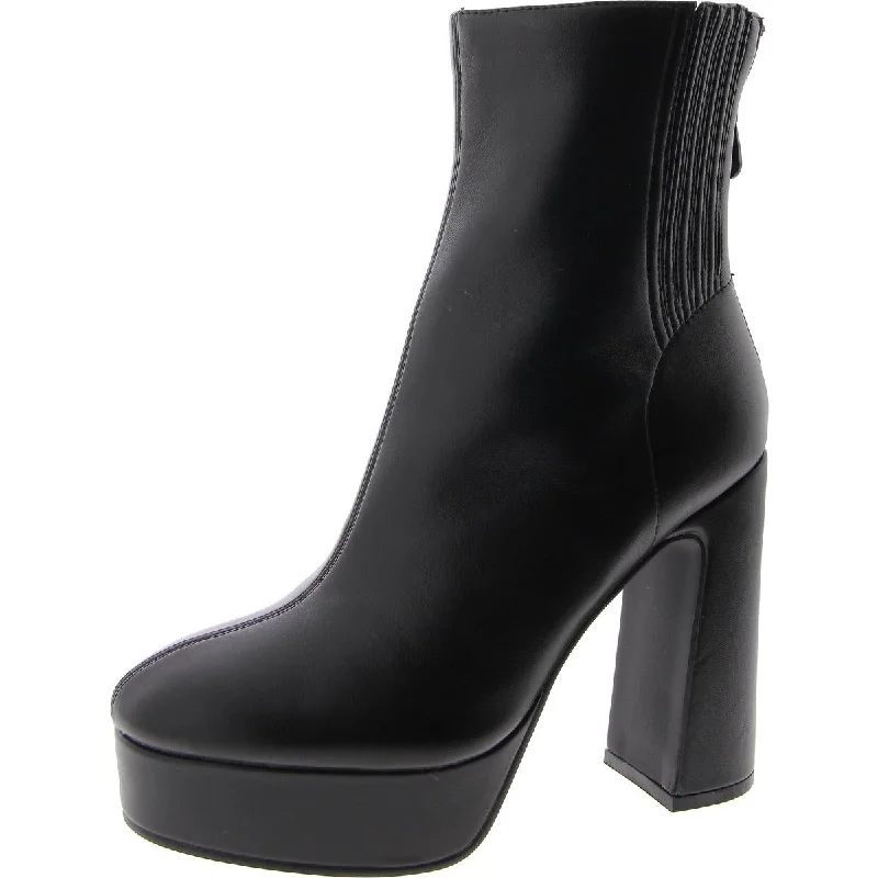 Street-Style Slip-Ons Womens Padded Insole Mid-Calf Boots