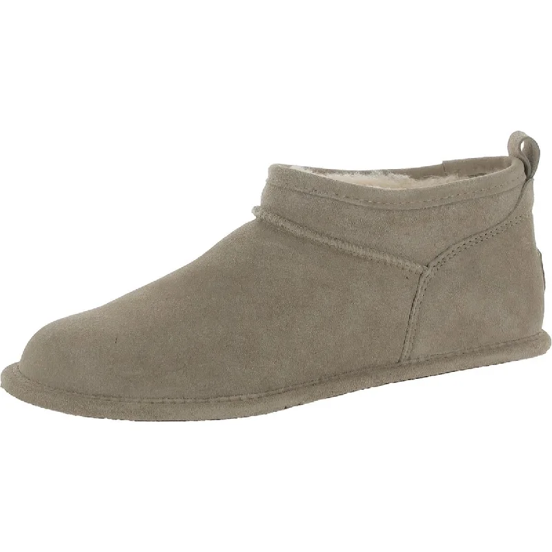 Style Without Limits Bearpaw Womens Super Shorty Suede Wool Blend Lined Winter & Snow Boots