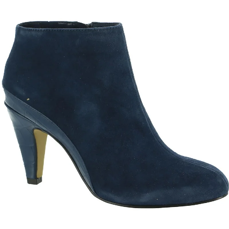 Explore What's New Bella Vita Womens Brennan Suede Embossed Ankle Boots