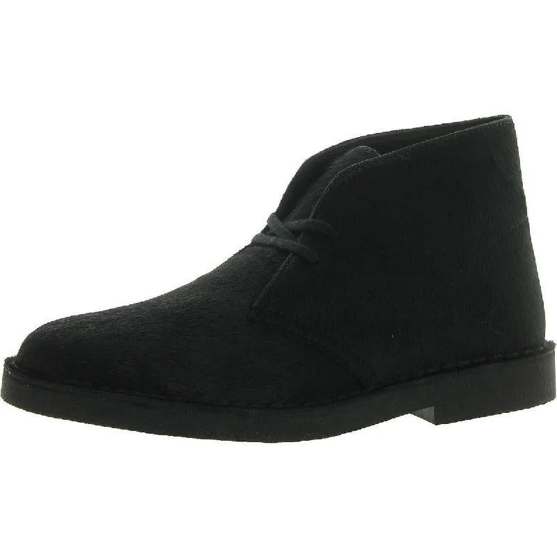 Bold Fashion Sales Clarks Womens Desert Boot 2 Calf Hair Lace-Up Chukka Boots