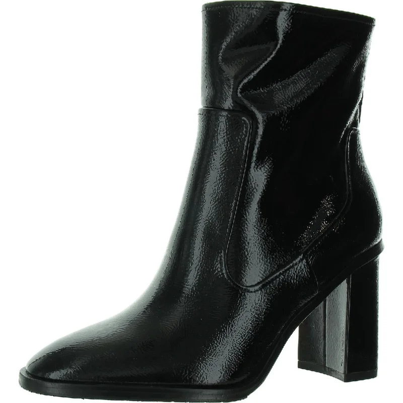 Non-Slip Work Shoes Sale Donald J. Pliner Womens Faux Leather Zipper Ankle Boots