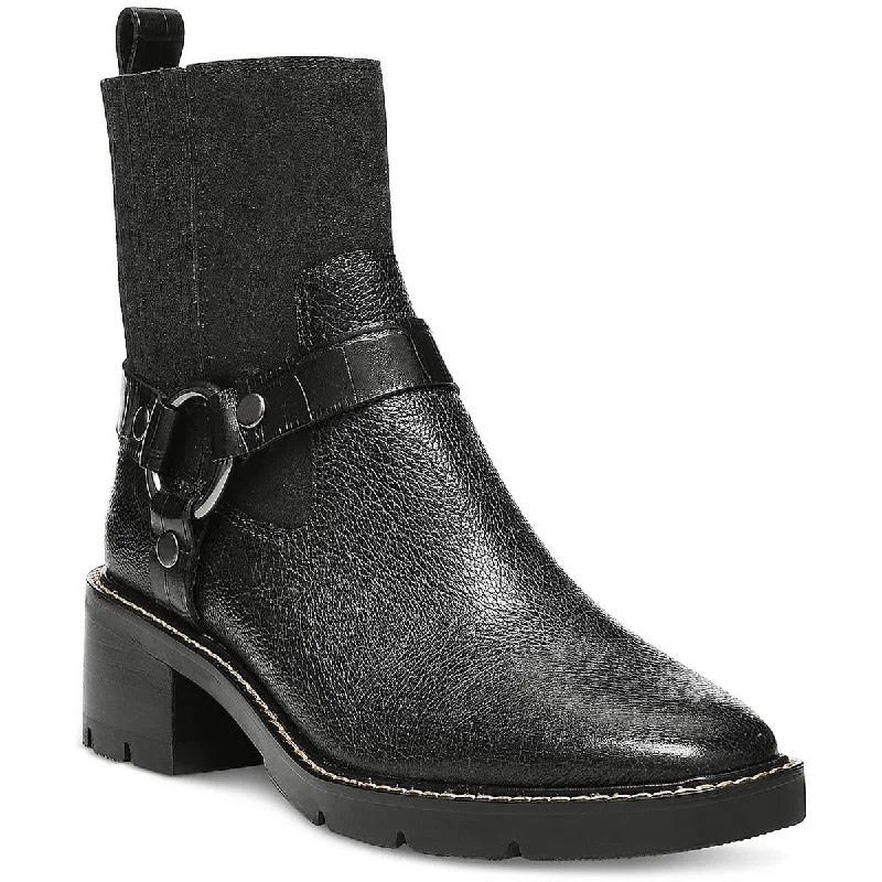 Hot Trends Donald J. Pliner Womens Vachetta Leather Zip Up Ankle Boots