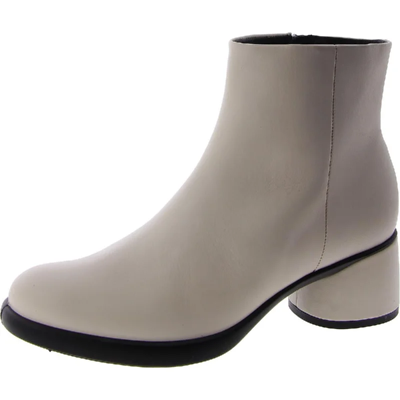 Limited Stock, Big Discounts ECCO Womens CAL CAIRE Leather Zipper Ankle Boots