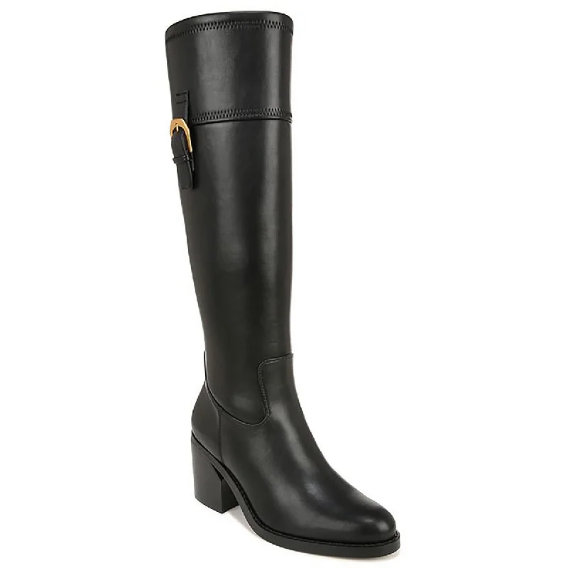 Smart Casual Shoes Sale Franco Sarto Womens Adabella Faux Leather Zipper Knee-High Boots