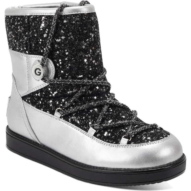 Seasonal Picks GBG Los Angeles Womens Aylan Glitter Fashion Ankle Boots