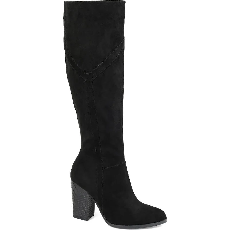 Fall Sale, Prices Drop Journee Collection Womens Zipper Pull On Knee-High Boots