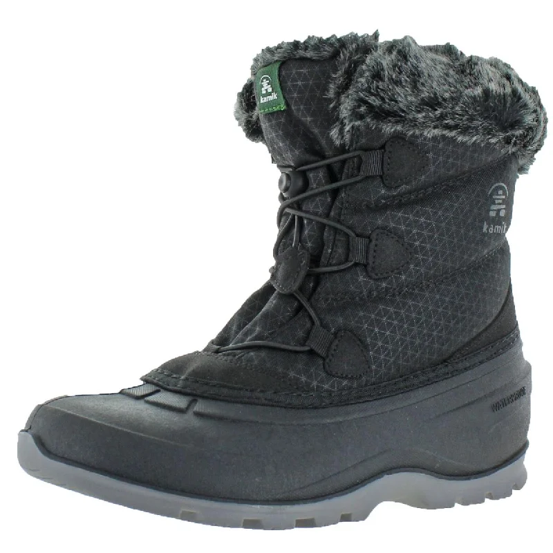 Get The Latest Trends Kamik Momentum Lo Women's Waterproof Nylon Cuffed Winter Snow Boots