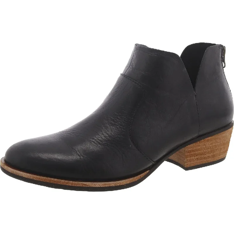 Holiday Glam Kork-Ease Womens Skye Leather Block Heel Ankle Boots