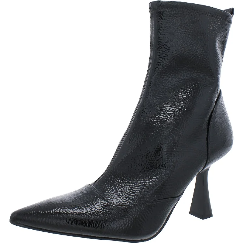 Stylish Looks MICHAEL Michael Kors Womens Clara Patent Pointed Toe Mid-Calf Boots