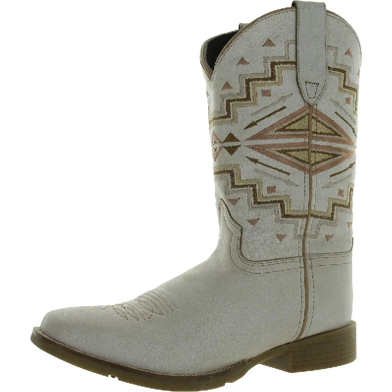 Versatile Fashion Shoes Roper Womens  MONTEREY AZTEC Leather Square toe Cowboy, Western Boots