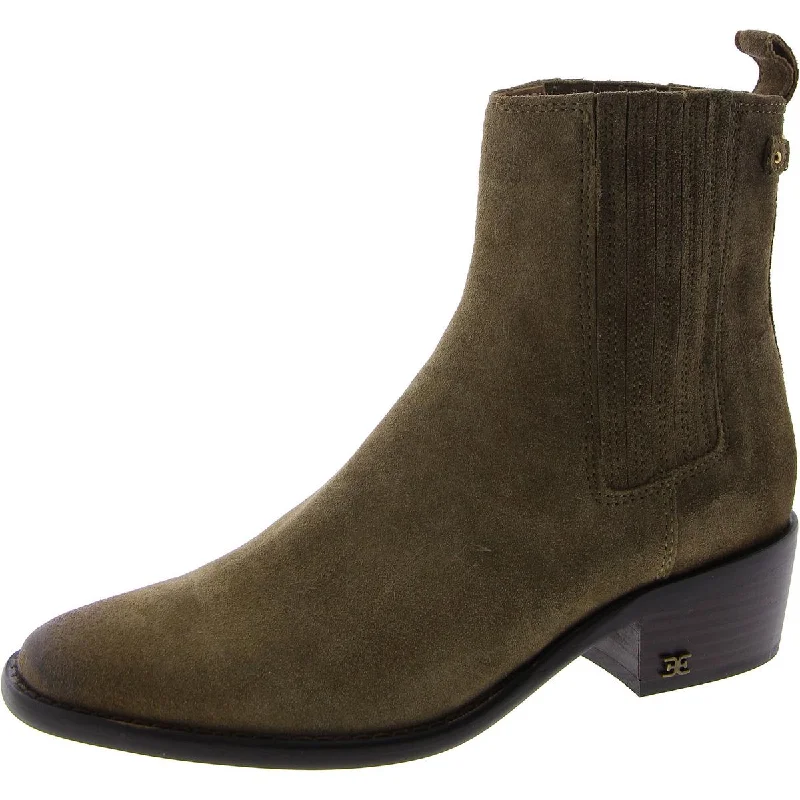 Huge Discounts This Week Sam Edelman Womens Bronson Suede Pull On Ankle Boots