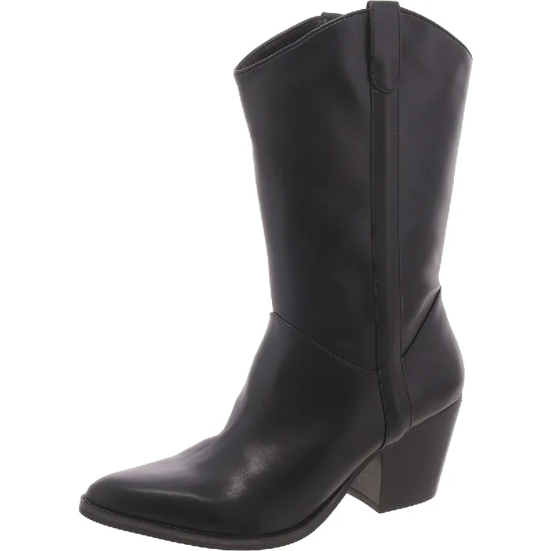 End-Of-Season Clearance Steve Madden Womens More Faux Leather B Mid-Calf Boots