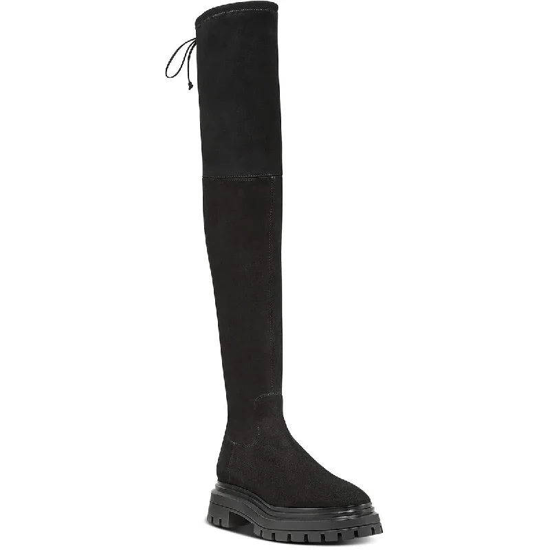 Sustainable Footwear Sale Stuart Weitzman Womens Bedfordland Boot Leather Tall Knee-High Boots