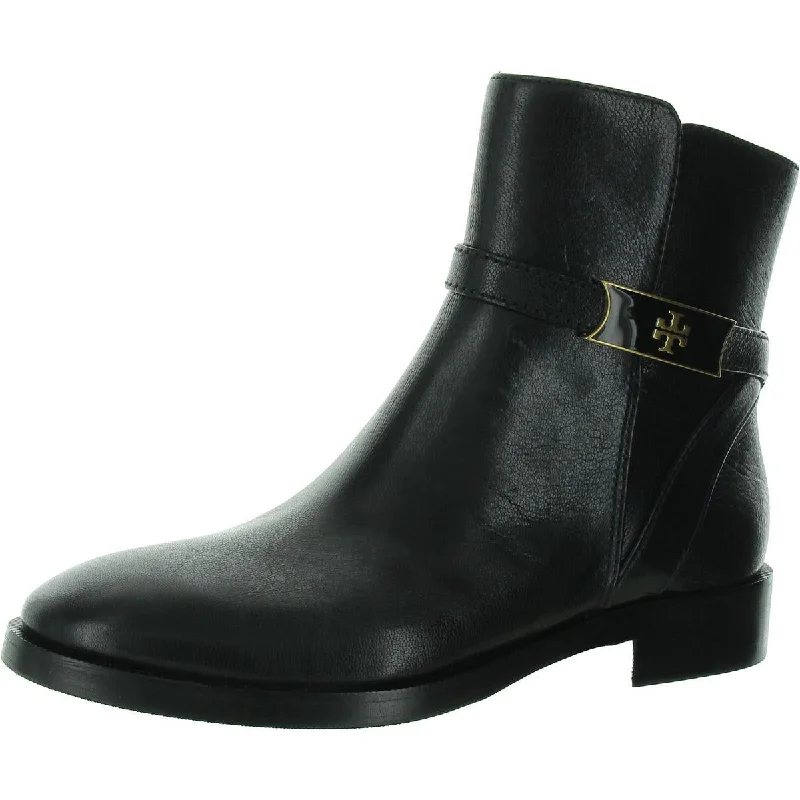 Stylish All-Day Wear Shoes Tory Burch Womens Perrine Ankle Boot Zip Up Round Toe Ankle Boots