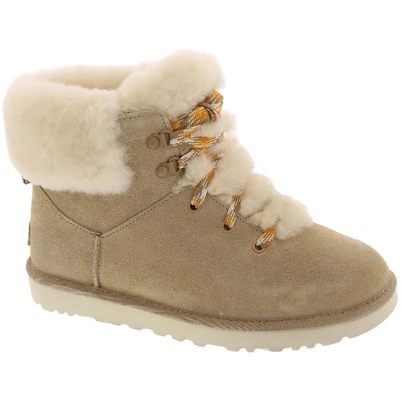 Casual Slip-Ons Promotion Ugg Womens Classic Mini Alpine Lamb Fur Lined Ankle Booties