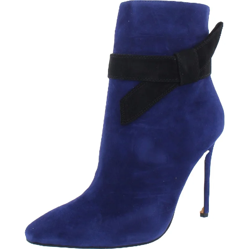 Statement Boots Offer Vince Camuto Womens Suede Pointed Toe Ankle Boots