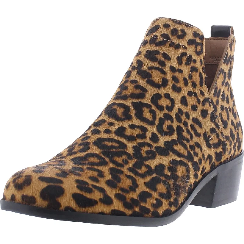 Sale Event, Prices Rock Vionic Womens Hope Clara Leather Animal Print Ankle Boots