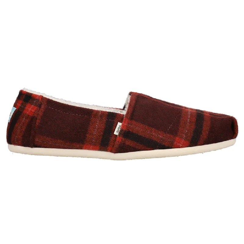 Designer Women's Shoes Alapargata Cozy Belmont Plaid Slip On Flats