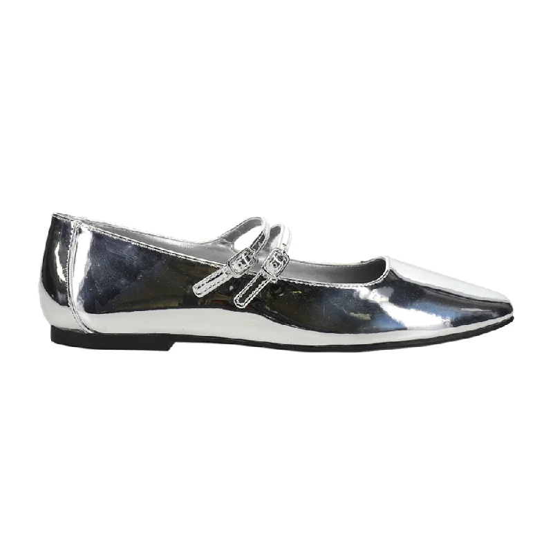 Water-Resistant Shoes Sale Alisah Metallic Mary Jane Flats