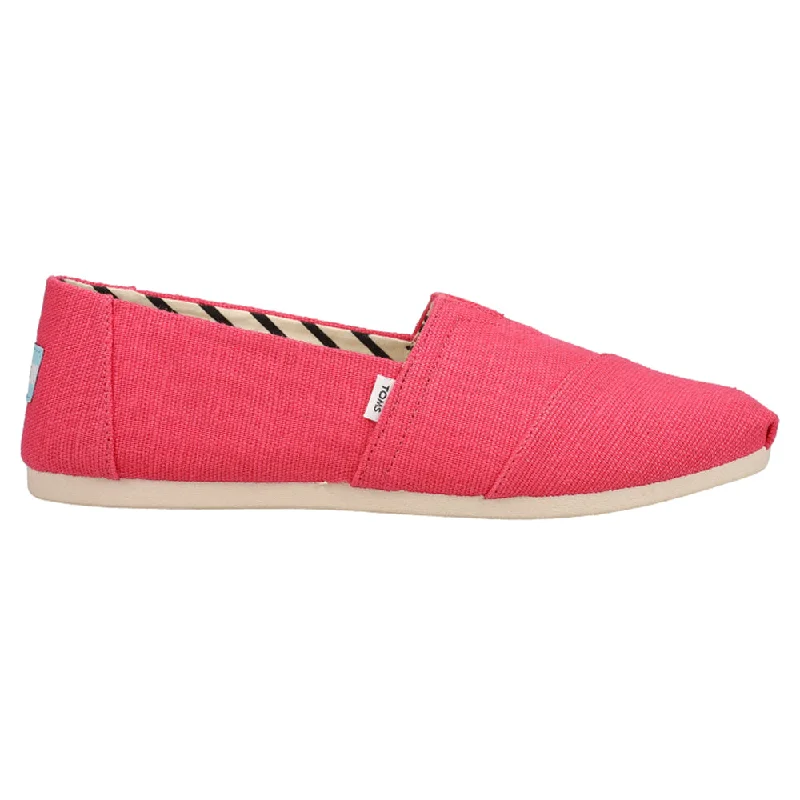 Sporty Fashion Offers Alpargata Canvas Slip On Flats